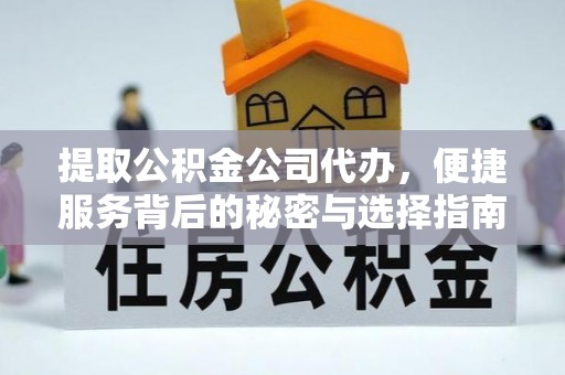 长兴提取公积金公司代办，便捷服务背后的秘密与选择指南